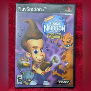 PS2 🔥Jimmy Neutron Attack Of The Twomkies 👉 Sony PS2 |  Game In Box | VG+